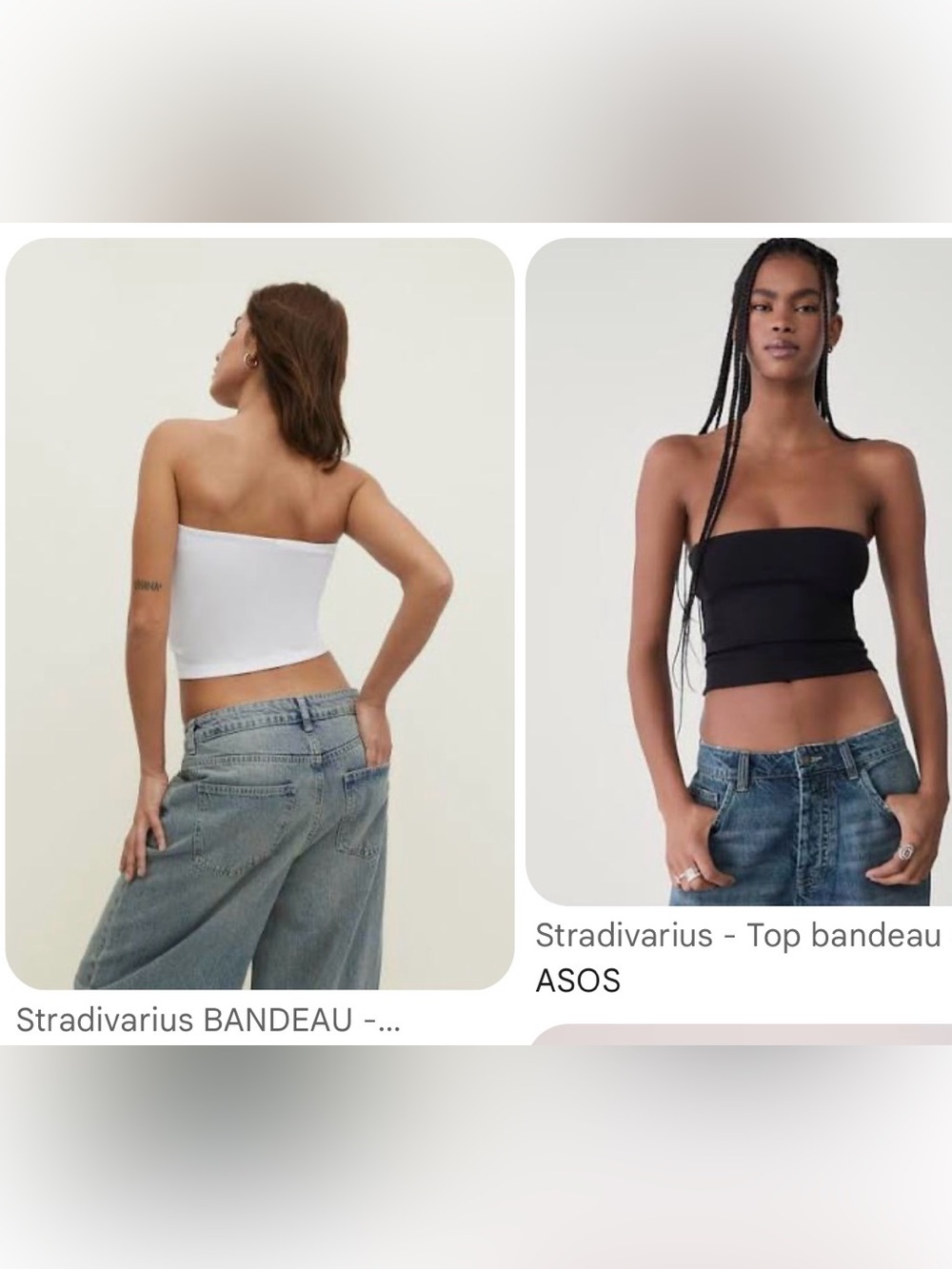 ASOS Stradivarius Bandeaus/ Tube Tops